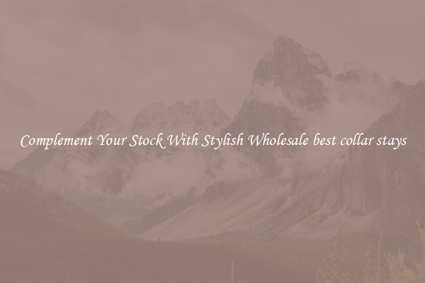 Complement Your Stock With Stylish Wholesale best collar stays