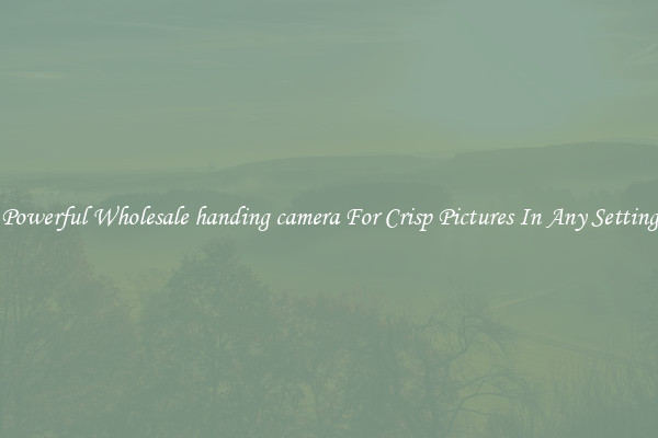 Powerful Wholesale handing camera For Crisp Pictures In Any Setting