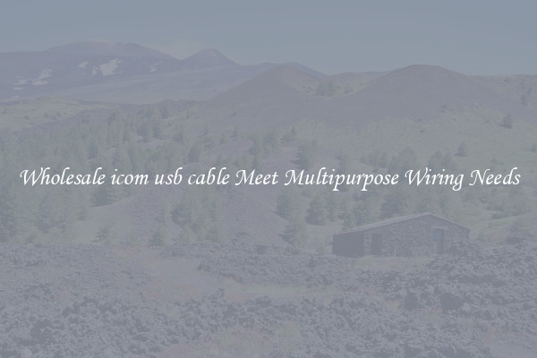Wholesale icom usb cable Meet Multipurpose Wiring Needs