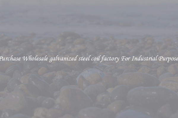Purchase Wholesale galvanized steel coil factory For Industrial Purposes