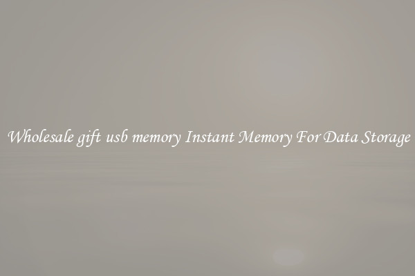 Wholesale gift usb memory Instant Memory For Data Storage